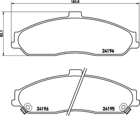 Brembo P 10 052 - Jarrupala, levyjarru inparts.fi