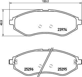 Brembo P 10 057 - Jarrupala, levyjarru inparts.fi