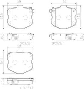 Brembo P10066N - Jarrupala, levyjarru inparts.fi