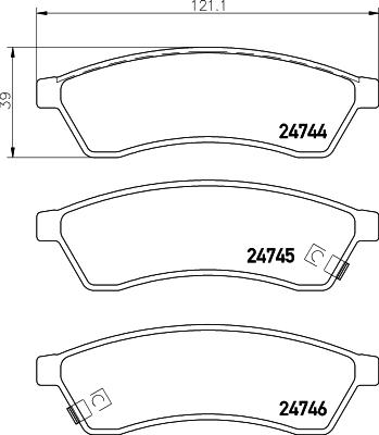 Brembo P10060N - Jarrupala, levyjarru inparts.fi