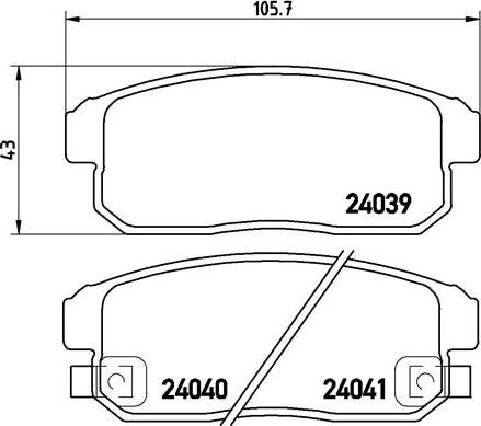 Suzuki 5580060J00000 - Jarrupala, levyjarru inparts.fi