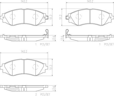 Brembo P10006N - Jarrupala, levyjarru inparts.fi