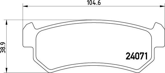 Brembo P 10 001 - Jarrupala, levyjarru inparts.fi