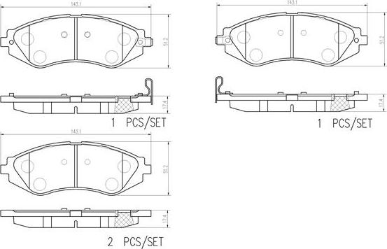 Brembo P 10 032 - Jarrupala, levyjarru inparts.fi