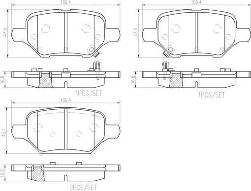 Brembo P 10 079 - Jarrupala, levyjarru inparts.fi