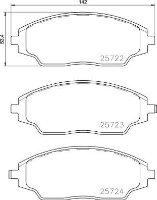 Brembo P 10 070 - Jarrupala, levyjarru inparts.fi