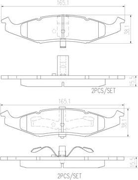 Brembo P11009N - Jarrupala, levyjarru inparts.fi