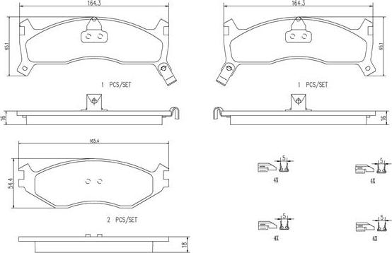 Brembo P11006N - Jarrupala, levyjarru inparts.fi