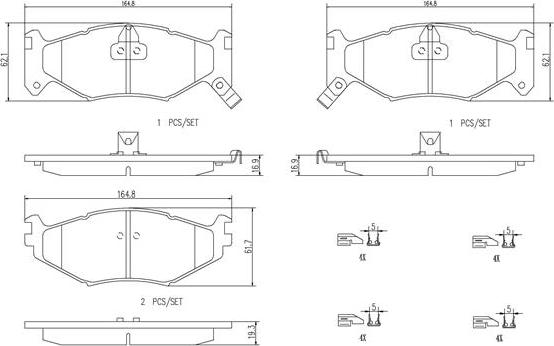 Brembo P11007N - Jarrupala, levyjarru inparts.fi