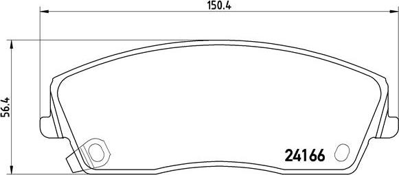 Brembo P 11 019 - Jarrupala, levyjarru inparts.fi