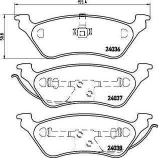 Brembo P 11 014 - Jarrupala, levyjarru inparts.fi