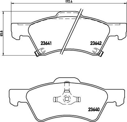 Brembo P 11 015 - Jarrupala, levyjarru inparts.fi