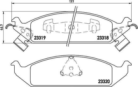 Brembo P 11 011 - Jarrupala, levyjarru inparts.fi