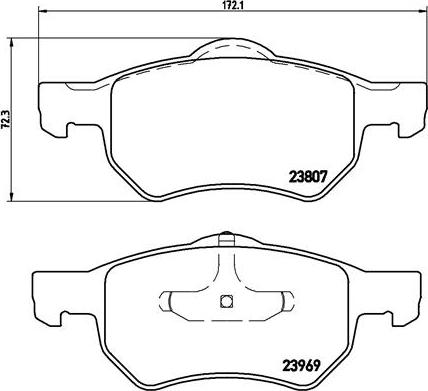 Brembo P 11 013 - Jarrupala, levyjarru inparts.fi