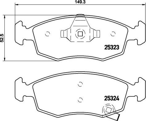 Brembo P 11 031 - Jarrupala, levyjarru inparts.fi