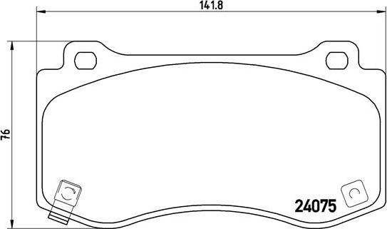 Brembo P 11 023 - Jarrupala, levyjarru inparts.fi