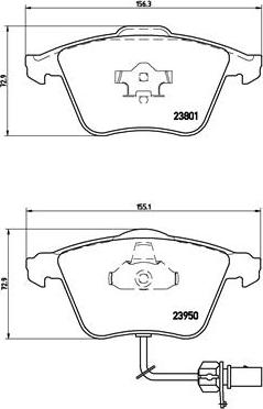 Brembo P 85 097 - Jarrupala, levyjarru inparts.fi