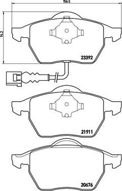 Brembo P 85 045 - Jarrupala, levyjarru inparts.fi