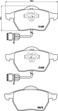 Brembo P 85 040 - Jarrupala, levyjarru inparts.fi