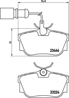 Brembo P 85 059 - Jarrupala, levyjarru inparts.fi