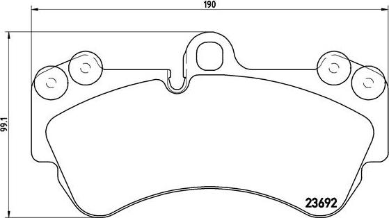 Brembo P 85 069 - Jarrupala, levyjarru inparts.fi