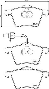 Brembo P85062N - Jarrupala, levyjarru inparts.fi