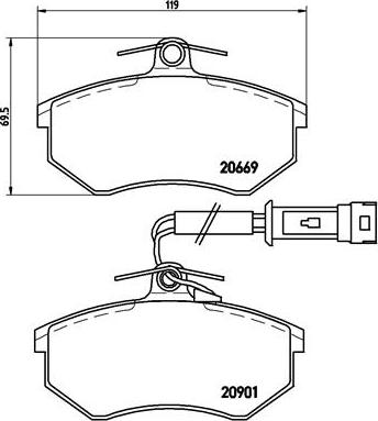 Brembo P 85 016 - Jarrupala, levyjarru inparts.fi