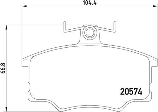 Brembo P 85 010 - Jarrupala, levyjarru inparts.fi