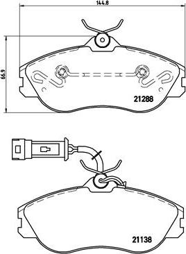 Brembo P 85 018 - Jarrupala, levyjarru inparts.fi