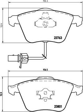 Brembo P 85 084 - Jarrupala, levyjarru inparts.fi