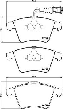 Brembo P 85 081 - Jarrupala, levyjarru inparts.fi