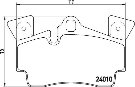 Brembo P 85 088 - Jarrupala, levyjarru inparts.fi