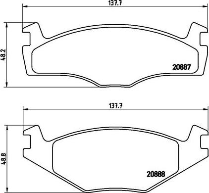 Brembo P 85 024 - Jarrupala, levyjarru inparts.fi