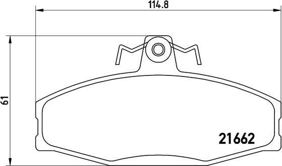 Brembo P 85 022 - Jarrupala, levyjarru inparts.fi