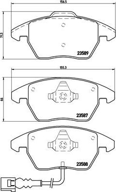 Brembo P 85 075 - Jarrupala, levyjarru inparts.fi