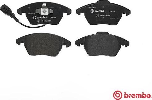 Brembo P 85 075 - Jarrupala, levyjarru inparts.fi