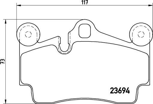 Brembo P 85 070 - Jarrupala, levyjarru inparts.fi