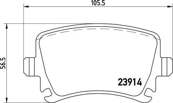 Brembo P 85 073X - Jarrupala, levyjarru inparts.fi