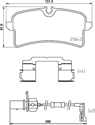 Brembo P85151N - Jarrupala, levyjarru inparts.fi