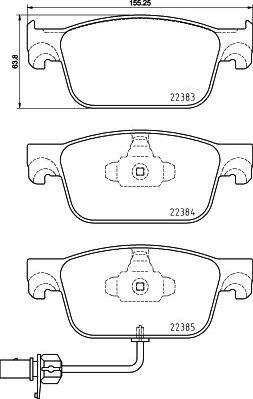 Brembo P 85 153 - Jarrupala, levyjarru inparts.fi