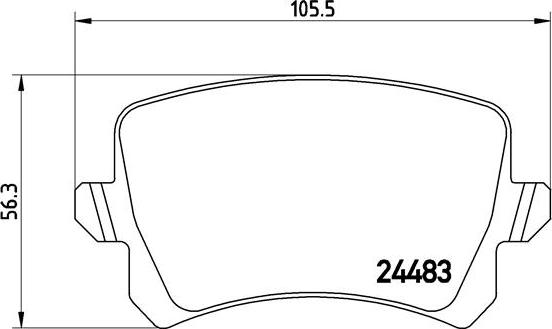 Brembo P 85 109 - Jarrupala, levyjarru inparts.fi