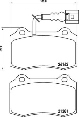 Brembo P 85 104 - Jarrupala, levyjarru inparts.fi