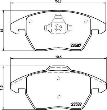 Brembo P 85 105 - Jarrupala, levyjarru inparts.fi