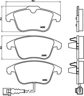 Brembo P 85 112X - Jarrupala, levyjarru inparts.fi