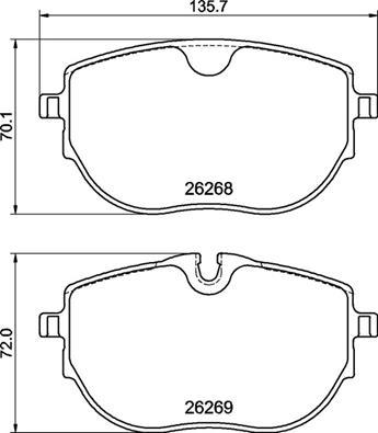 Meyle 026 262 6818/PD - Jarrupala, levyjarru inparts.fi