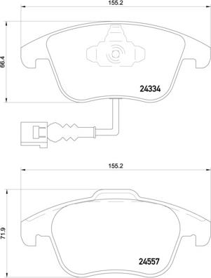 Brembo P 85 130 - Jarrupala, levyjarru inparts.fi