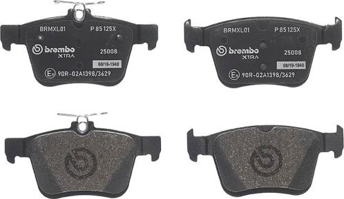 Brembo P 85 125X - Jarrupala, levyjarru inparts.fi