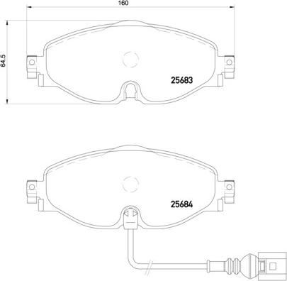 Brembo P 85 126E - Jarrupala, levyjarru inparts.fi