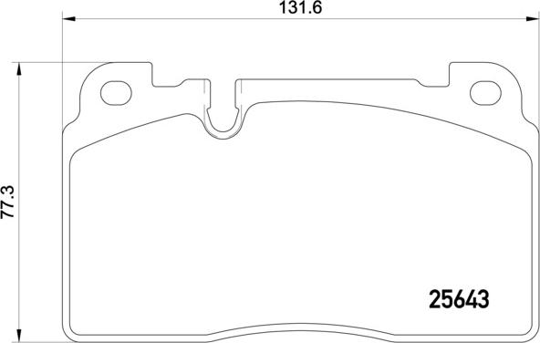 Brembo P 85 122 - Jarrupala, levyjarru inparts.fi