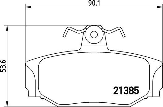 Brembo P 86 009 - Jarrupala, levyjarru inparts.fi